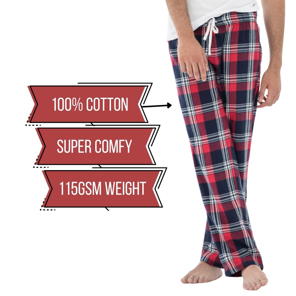 100 cotton christmas pyjamas