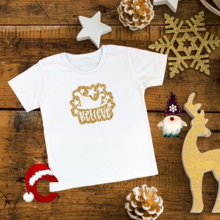 Believe Tshirt - christmaspyjamabox.co.uk