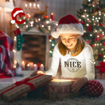 Nice List TShirt - christmaspyjamabox.co.uk