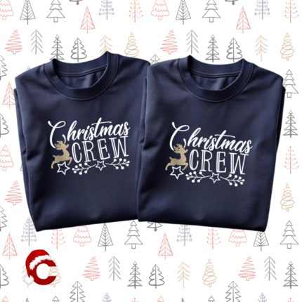 Christmas Crew Matching Christmas Jumpers - Christmaspyjamabox.co.uk