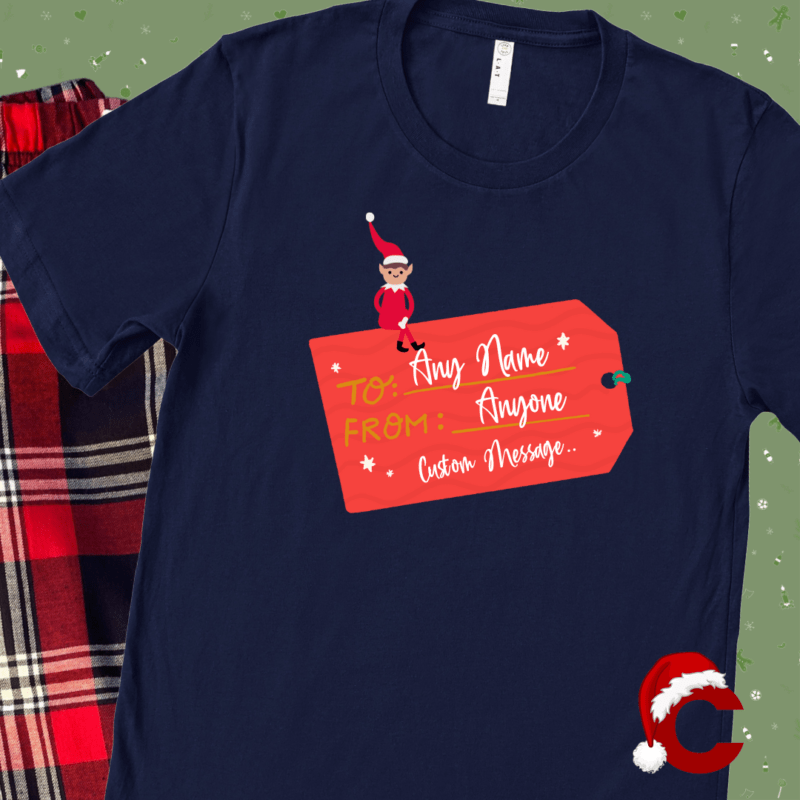 Elf On The Shelf Personalised Christmas Matching Pyjamas - Christmaspyjamabox.co.uk