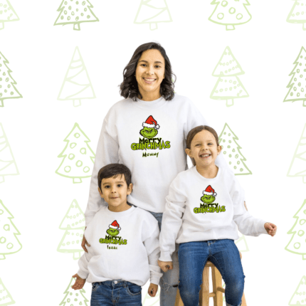 Merry Grinchmas - Christmas Jumper - Christmaspyjamabox.co.uk