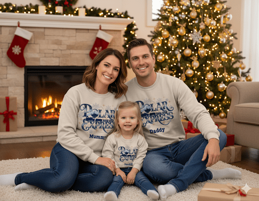 sweatshirt-3-8 Personalised Polar Express Sweatshirts - Image 1
